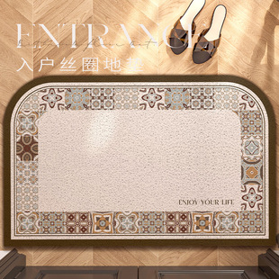 美式 入户门丝圈地垫门口加厚垫子防滑脚垫进门玄关地毯可裁剪门垫
