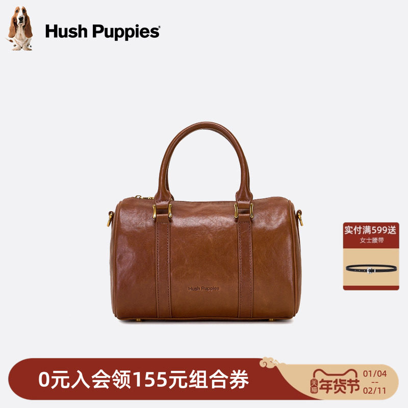 新年礼物暇步士枕头包植鞣牛皮手提包小众复古波士顿包上班通勤包,箱包皮具/热销女包/男包,通用款女包,淘宝优惠券,粉丝福利购,淘宝优惠卷