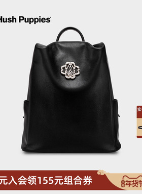 暇步士女包2026新款牛皮大容量双肩包时尚通勤背包出游旅行书包女