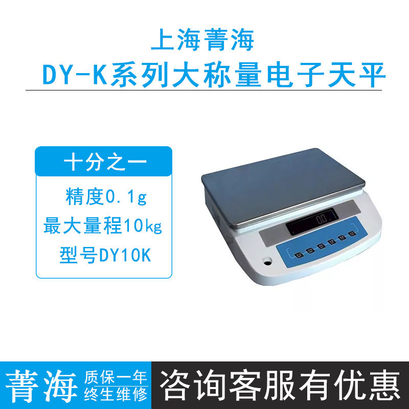 上海菁海0.1g大称量电子天平