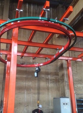 KBK环型柔性轨道起重机 500kg轻小型悬挂航吊 手动运行 起升平稳