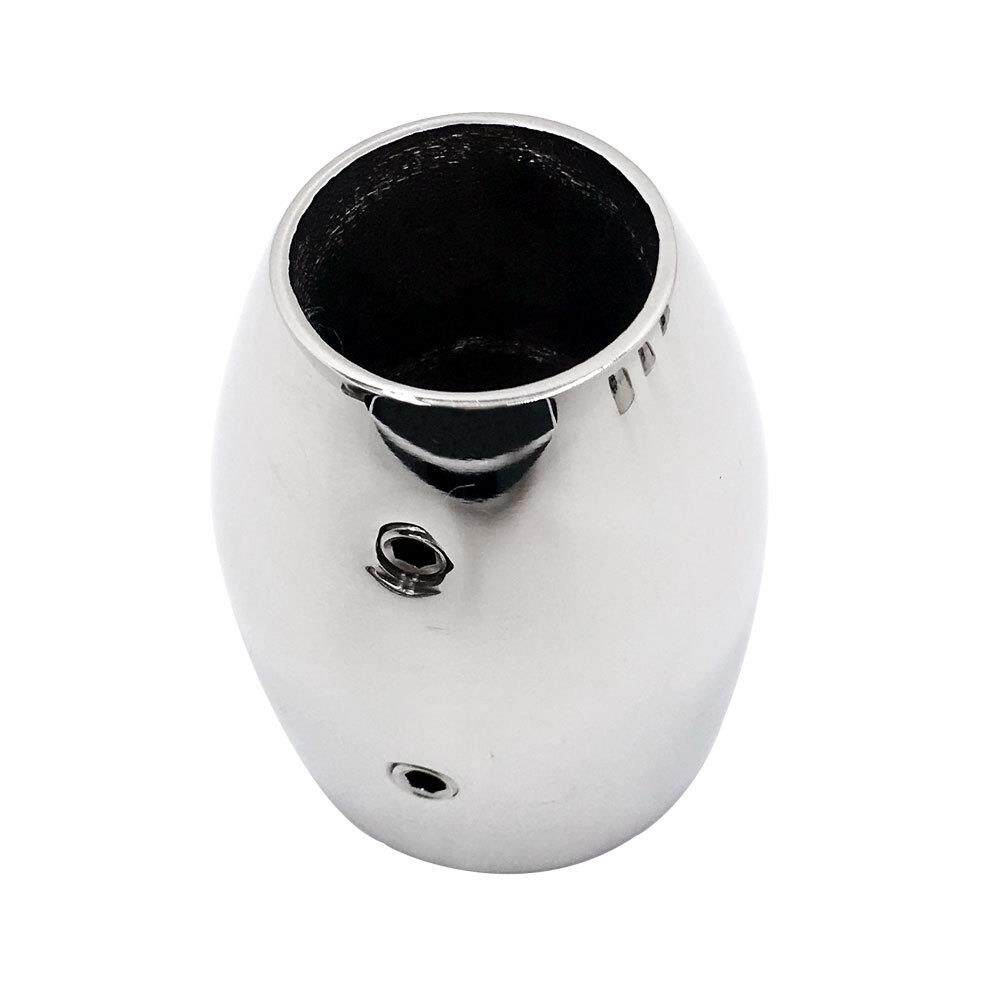 316不锈钢90度圆旗杆座船用五金配件栏杆底座游艇配件直销