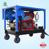 汽油驱动小型堵塞下水管道高压清洗设备小区管道清洗机