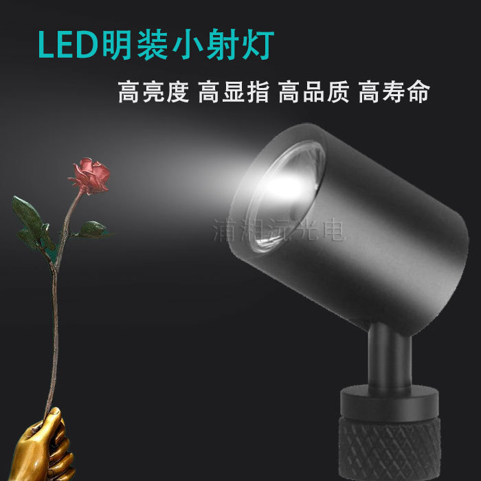 展会展位射灯 珠宝柜手办柜台灯嵌入式 博物馆照明电压DC24V