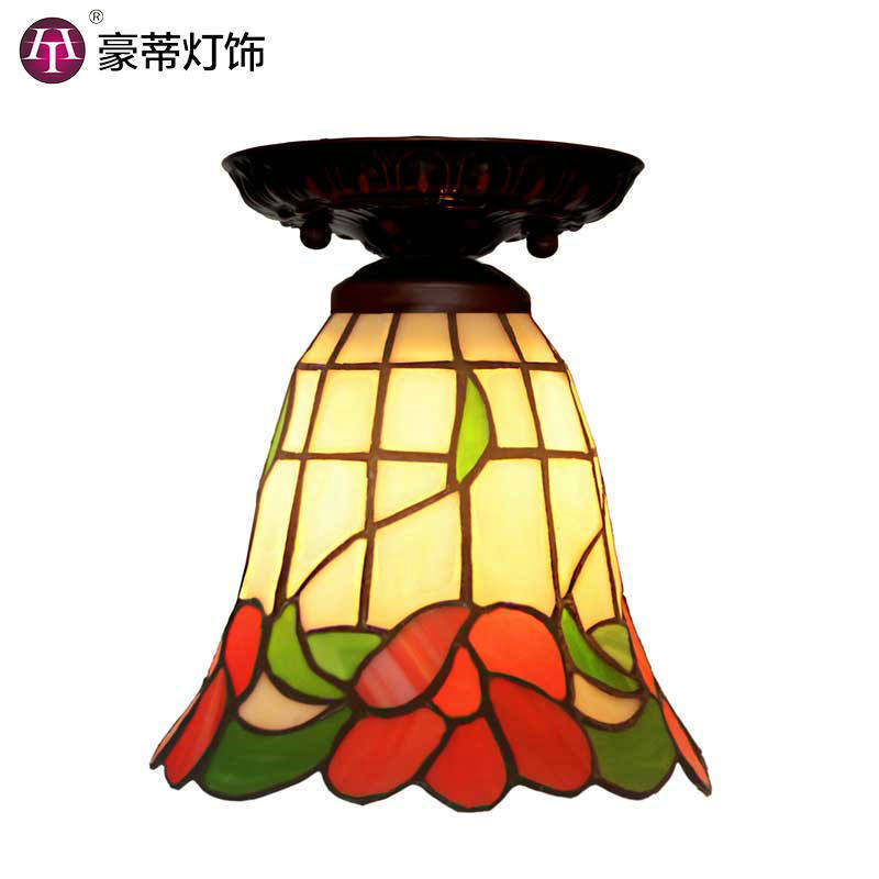 厂家直销帝凡尼复古田园美式小吸顶灯 过道阳台飘窗走廊橱柜灯