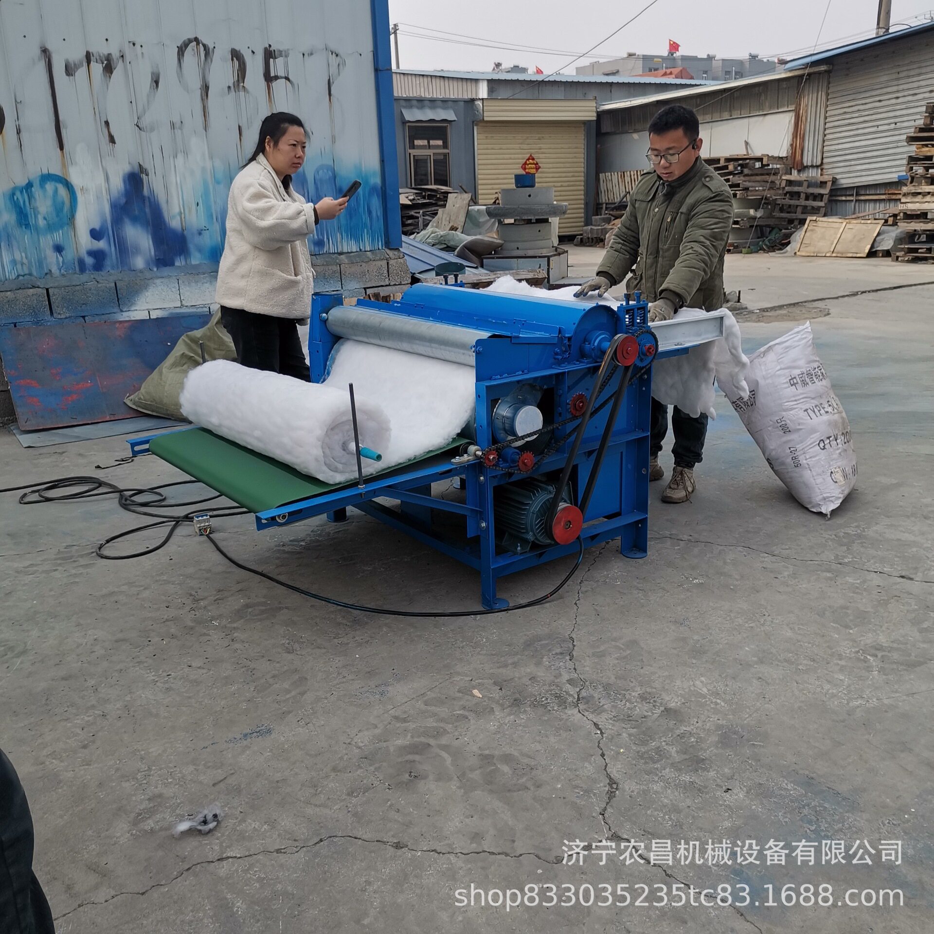 棉花被子翻新弹花机 80单辊梳棉机出口 厂家供应双辊吸尘弹花机
