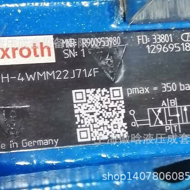 现货R900953980 液压方向短管阀 H-4WMM22J7X/F