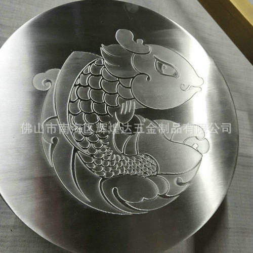 不锈钢拉手圆形花纹玻璃门拉手工厂定制新中式酒店民宿工程推拉门