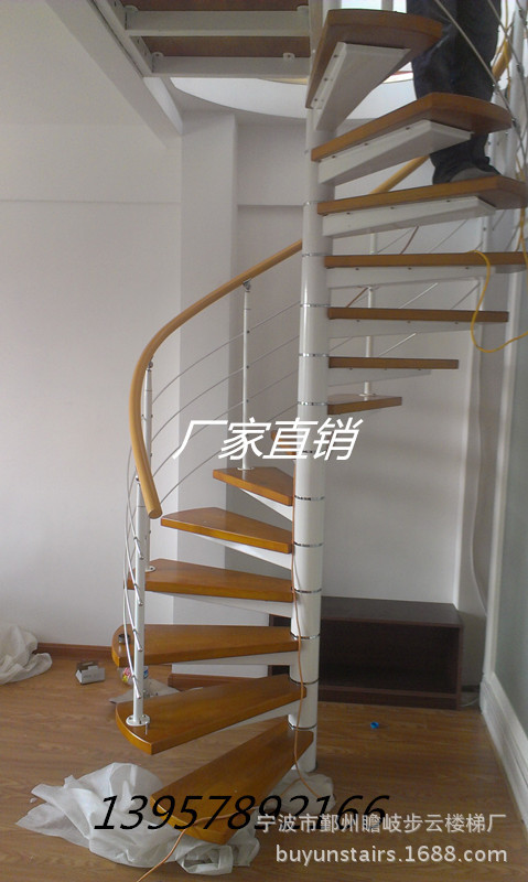 宁波铁艺拉丝楼梯扶手复式家用