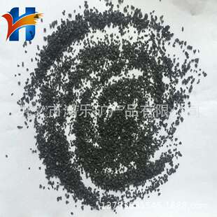 耐磨地坪铺2-4mm黑刚玉塑胶用黑刚玉喷砂抛光研磨黑刚玉