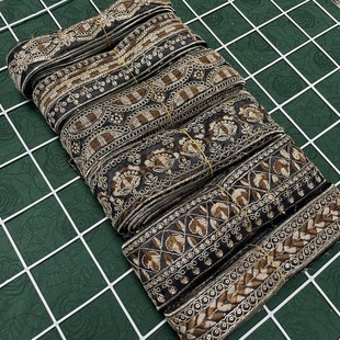新款 飾布依族 苗族民族風少數花邊輔料刺繡花邊織帶長條花邊服飾裝