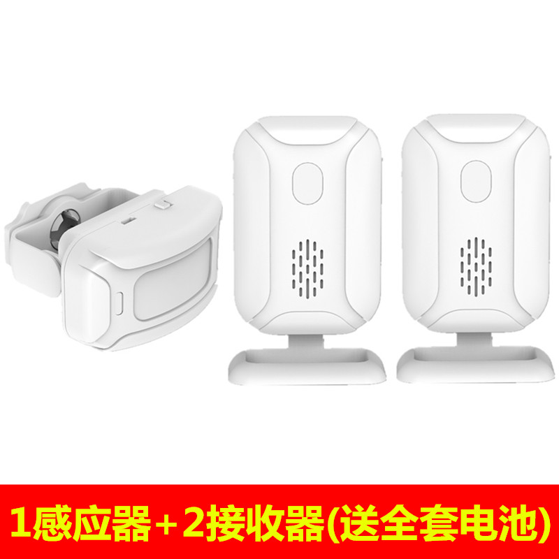 一拖二分体式红外电子迎宾器感应器店铺进门你好欢迎光临感应门铃