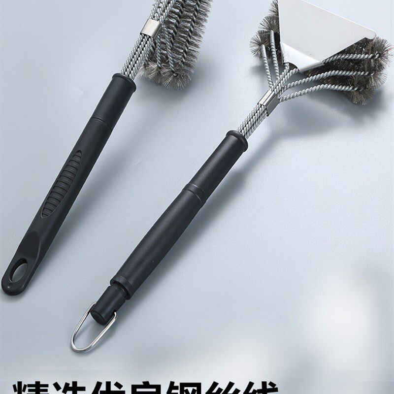不锈钢烧烤刷烤炉铁丝刷烧烤架子专用钢丝刷洗烧烤网刷子清洁工具