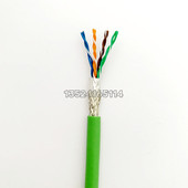 高柔性超五类 六类拖链网路线8芯双绞屏蔽讯号线耐高低温抗拉耐弯