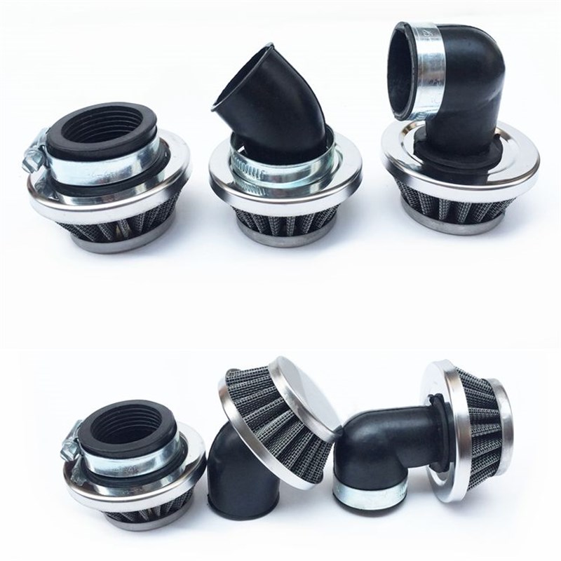 摩托车改装空滤清器蘑菇头 踏板车跨骑空气滤芯滤清器28-60MM口径