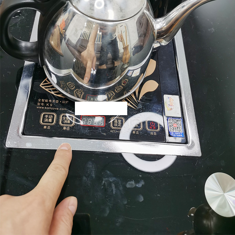 2U8K岩板茶台桌配件茶炉框架支架电磁炉底座胶边框茶几电茶炉钢圈