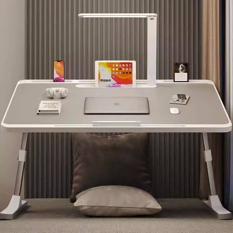 带台灯的小桌子可升降折叠床上书桌学生写字飘窗卧室宿舍床上桌