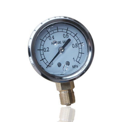 供油箱油压表不锈钢充油耐震表径向半钢YBN60 1MPA G3/8工厂直供