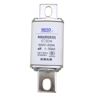 MRO茗熔电器RS0 RSO RGS32 500V aR250A200A150A125A快速熔断器