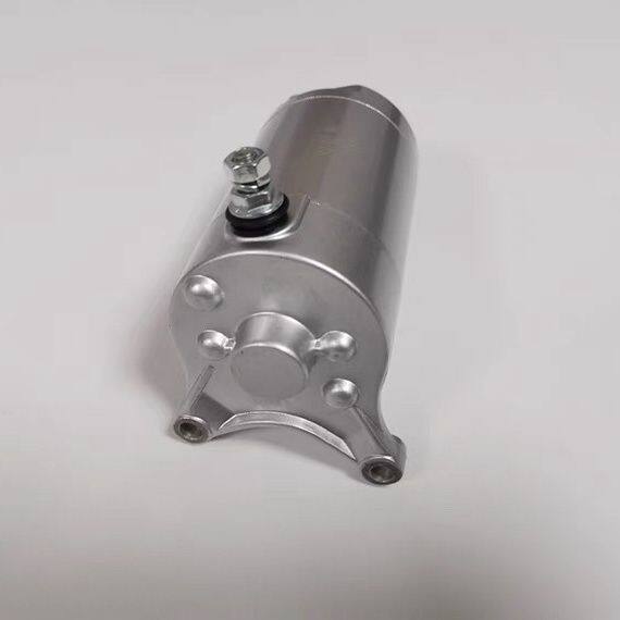适用龙嘉V缸摩托车配件V16V途V咖V霸钜云LJ250-D-E起动马达启动机