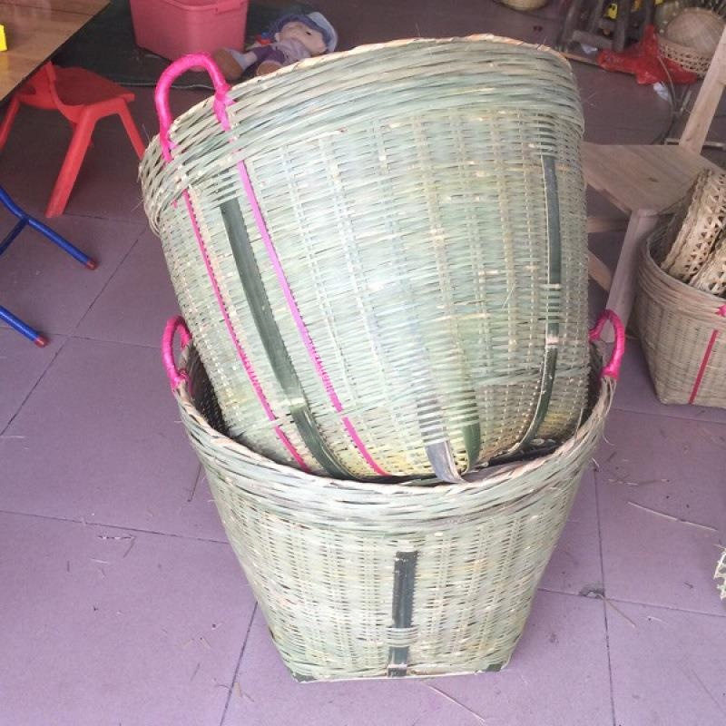 厂家竹编制品大号竹筐 垃圾竹箩杂货储物收纳竹筐竹篮子田园竹篓