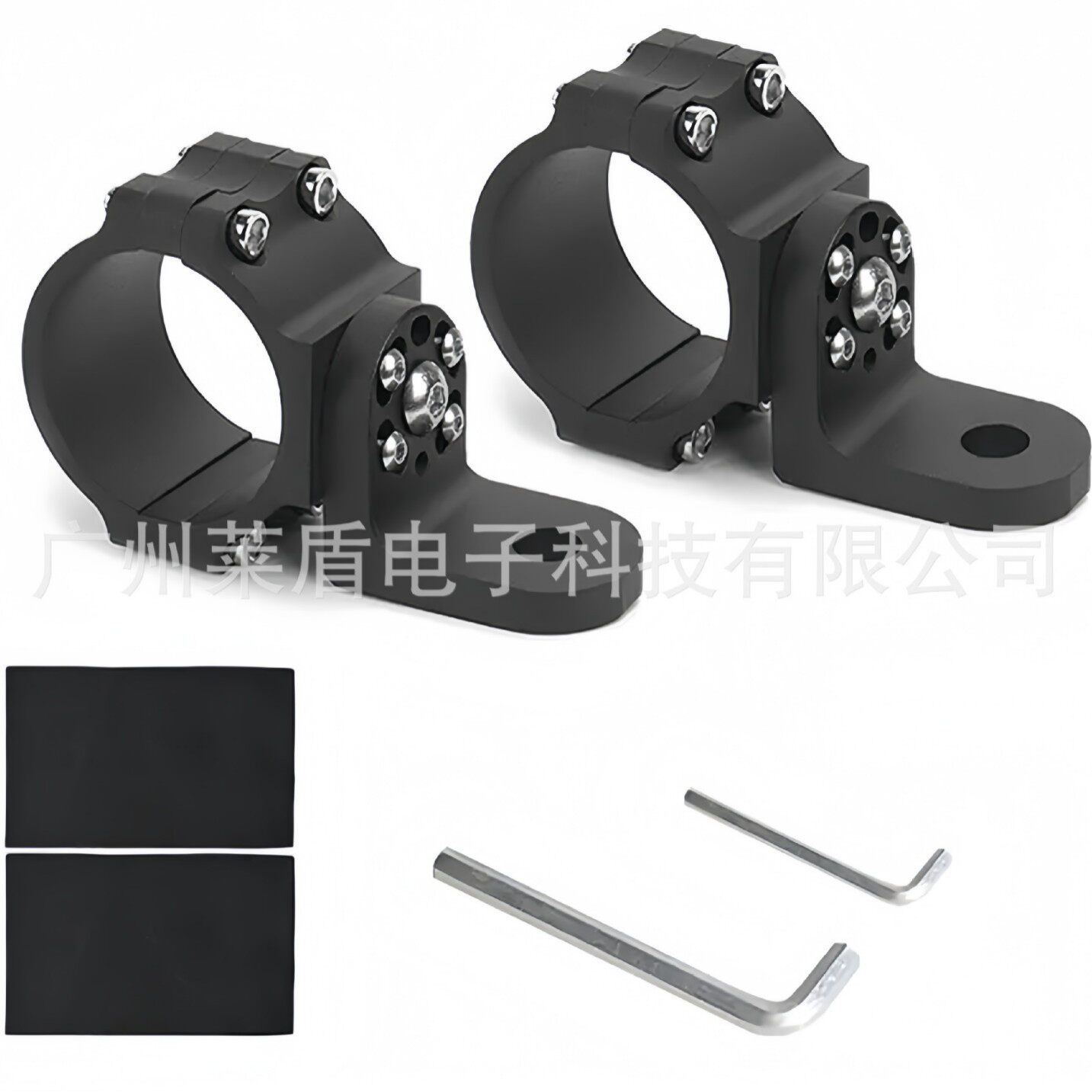 热销用于UTV ATV RZR 4WD LED辉格灯杆车载支架1.75&ldquo;至2&rdquo;滚轮架