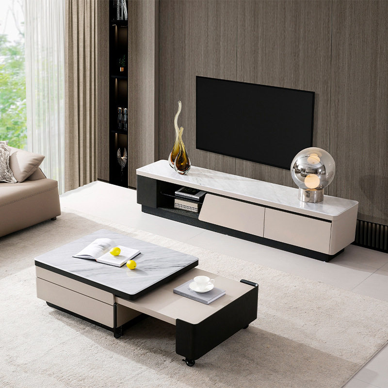 家用客厅伸缩茶几微晶石长方形储物小户型彩晶石电视柜,橡塑材料及制品,其他塑料制品,淘宝优惠券,粉丝福利购,淘宝优惠卷