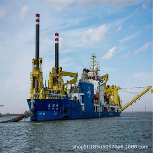 山东生产挖泥船拼装式河底抽沙泵挖泥船疏浚挖泥船水道清淤船舶