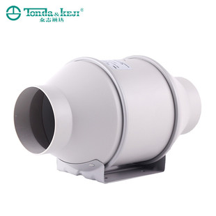 众志通达圆形管道风机8寸超静音强力抽送风机换气扇排气扇TD-200S