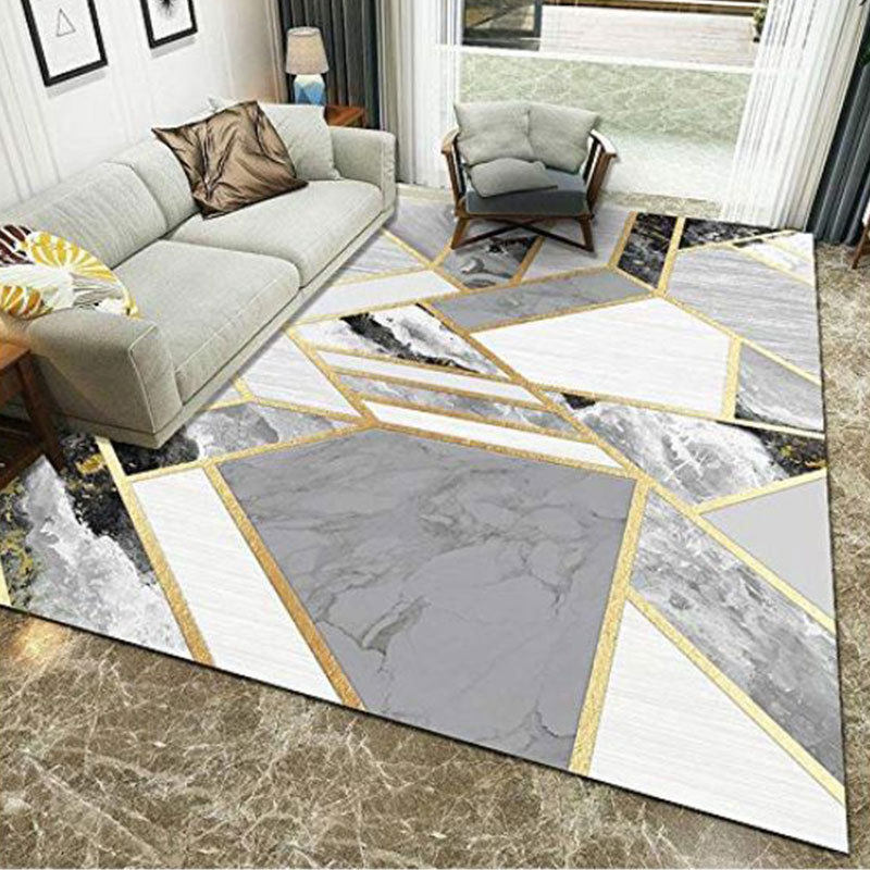 现代简约家居几何地毯 北欧风泼墨长方形家用客厅毯吸水防滑地垫,鲜花速递/花卉仿真/绿植园艺,其它园艺用品,淘宝优惠券,粉丝福利购,淘宝优惠卷
