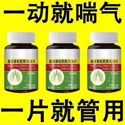 一动就喘鱼腥草杷胖大海片