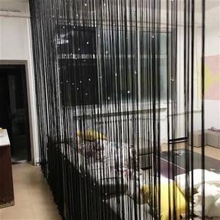 饰帘子客厅美容院成品窗帘 挂帘隔断门帘线帘水晶流苏珠帘房间装