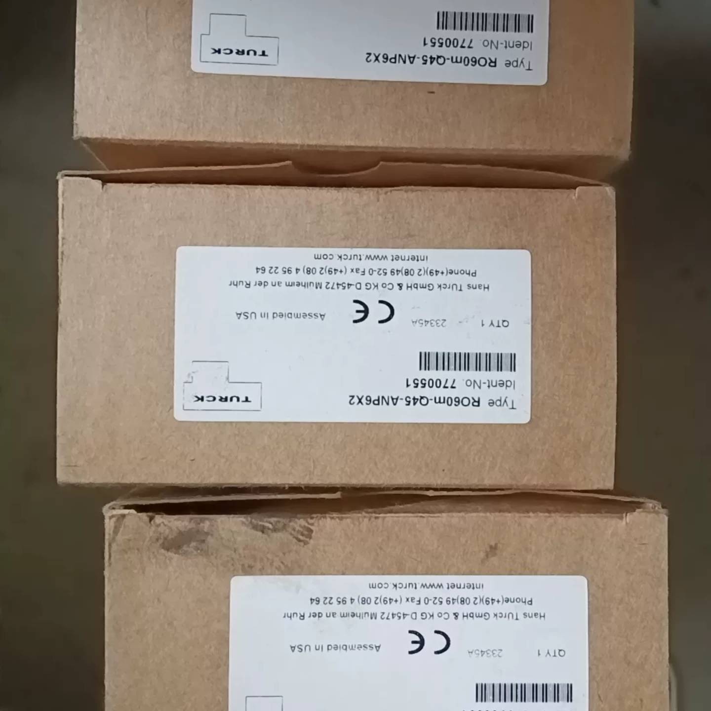 可维修图尔克光电传感器RO60m-Q45-ANP6X2，型号770议价