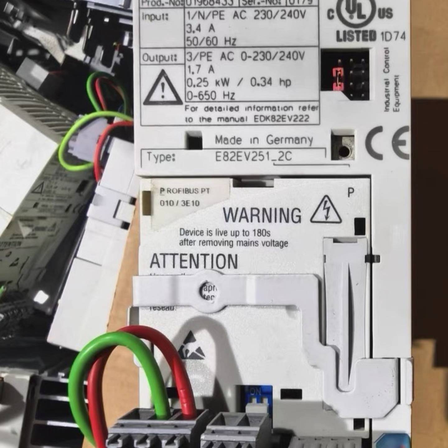 可维修伦茨变频器E82EV251-2C,E82EV251K2C,0议价