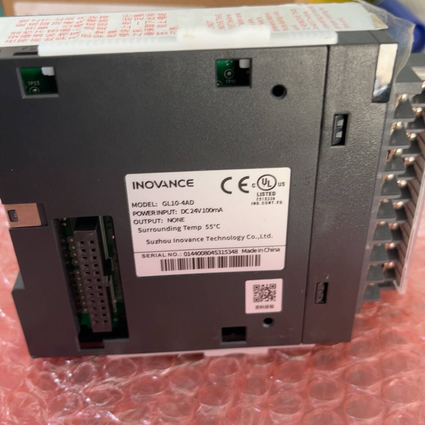 可维修INOVANCE汇川GL10-4AD模块 4路模拟量输入,D议价