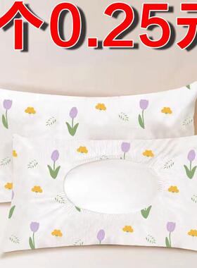 新款一次性枕头套枕套旅行酒店美容院高铁卧铺隔菌环保乳胶枕套