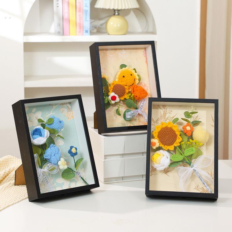 教师节创意礼物向日葵花束木桶摆件送老师感谢恩师贺卡摆台装饰品