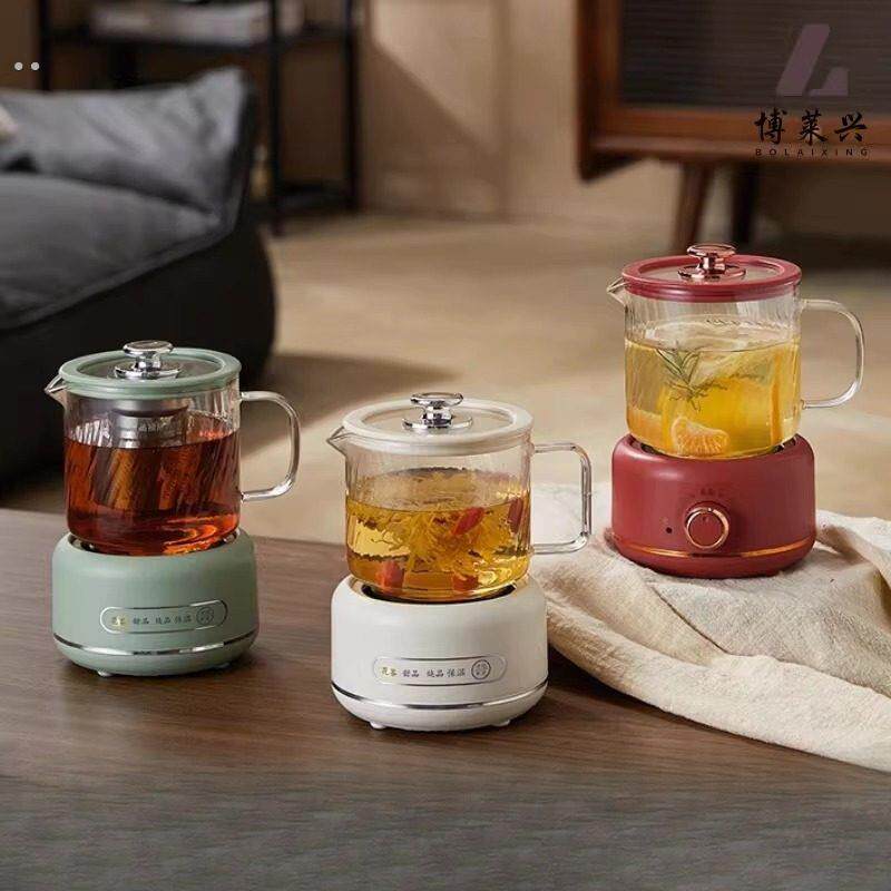 办公室小型全玻璃养生壶炖煮一体2025新款电陶炉烧水壶迷你煮茶器