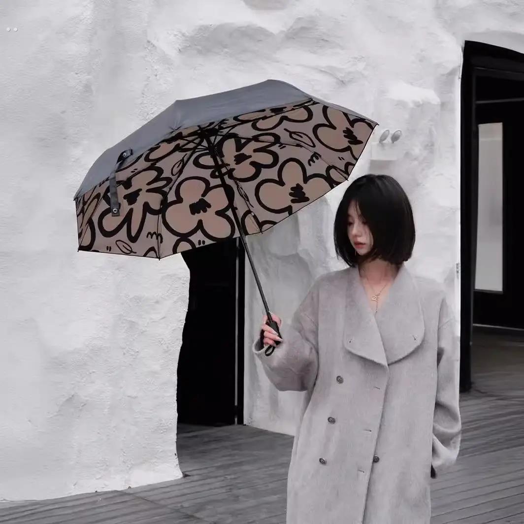 全自动雨伞女生高颜值晴雨两用加固太阳伞防晒防紫外线遮阳伞学生