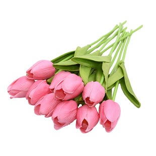 Tulips Flowers Home Decoration Artificial Garden Rea 10pcs