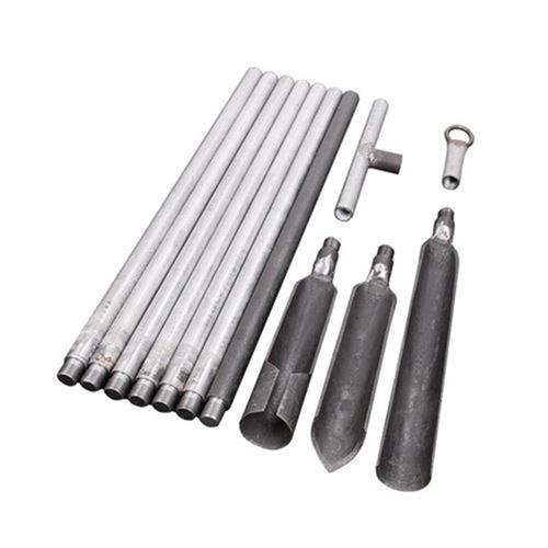 子头e探取土器挖打坑打洞考井铁铲J锹土古勘小电线杆工具