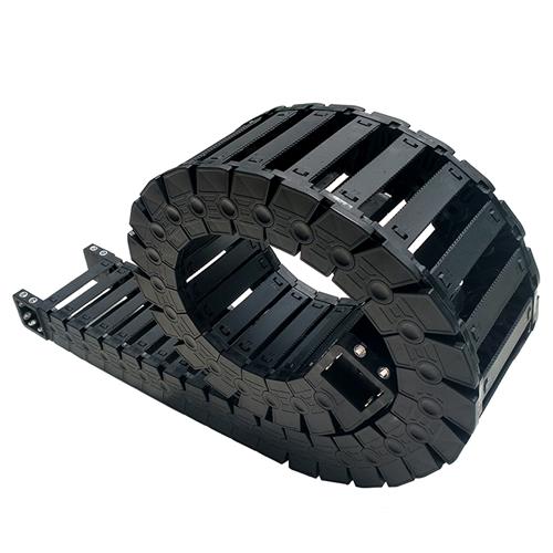 静音拖链25工程线槽38桥式全封闭电缆57高速机床塑料尼龙坦克链条