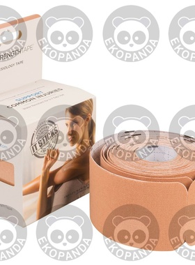 StrengthTape Kinesiology Tape, Precut Roll, 5M