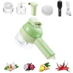 4 In 1 Handheld Electric Vegetable Cutter Set