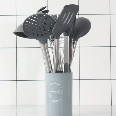 好货1SET Silicone Kitchen Utensil Nonstick Utensils Cooking