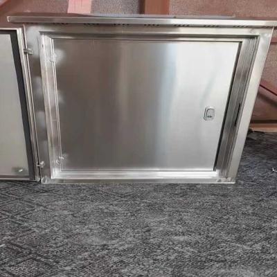 304不锈钢配电箱双门仪表控制箱室外防雨水落地箱电气配电柜1000.