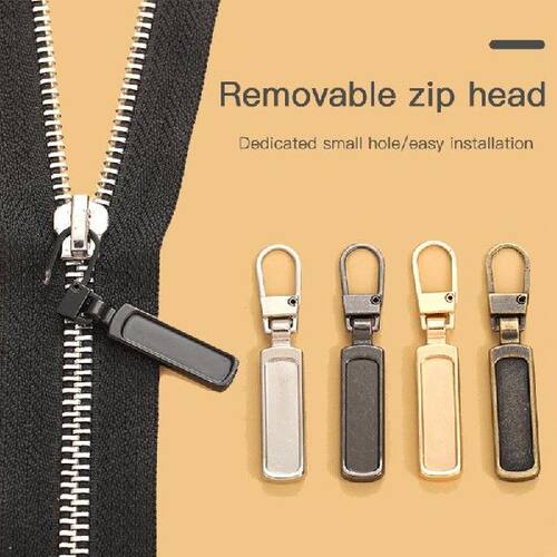 极速5PCS Universal Zipper Puller Detachable Metal Zipper Hea