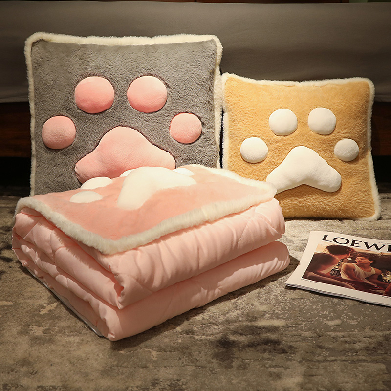 小毛毯办公室午睡毯子单人午休被夏季薄款珊瑚绒空调盖腿沙发盖毯