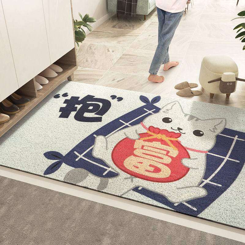 入户门地垫进户门丝圈地垫踩脚入门地毯门垫进门垫子家用门口脚垫