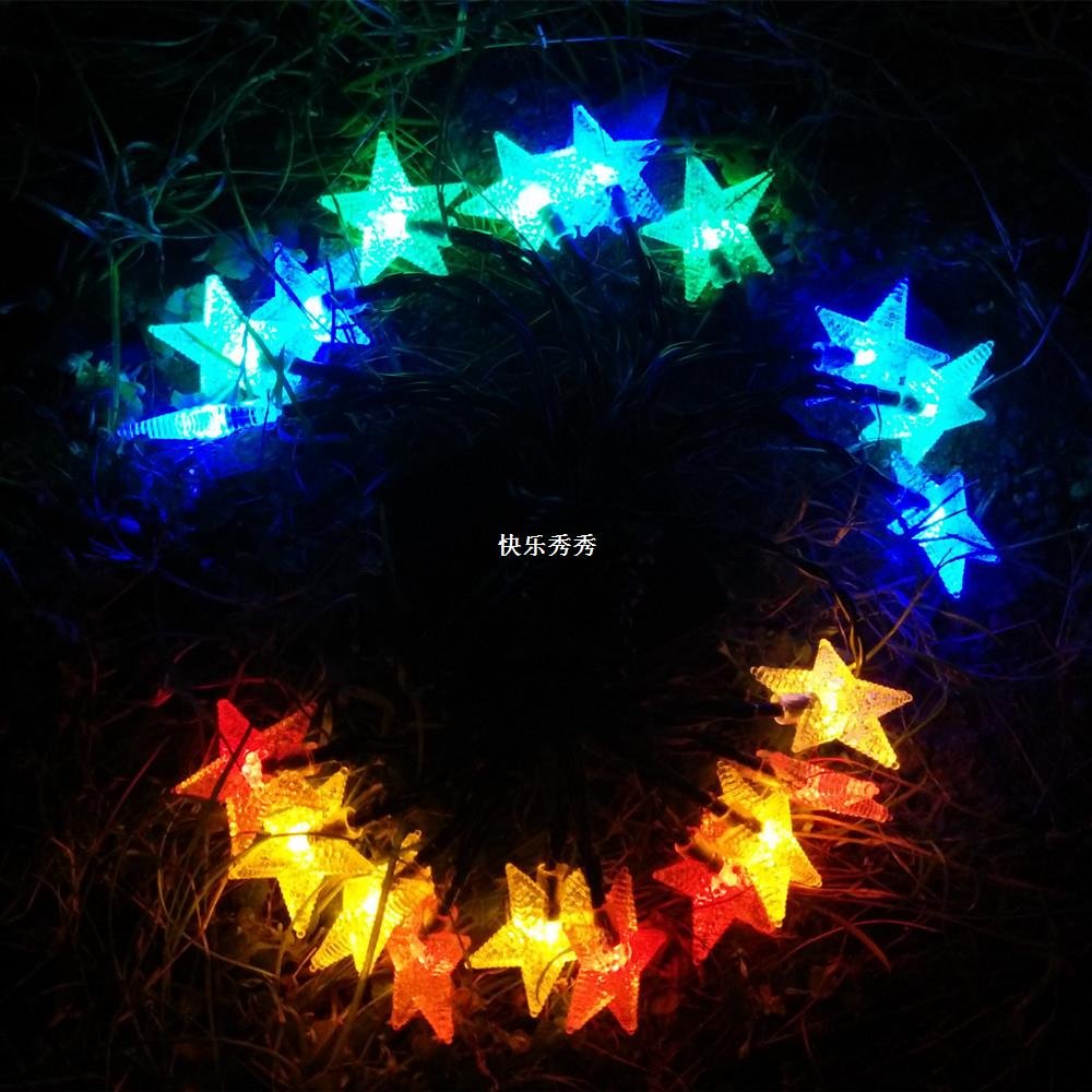 100 Stars Solar Outdoor Garden Path Lamps Home Decora